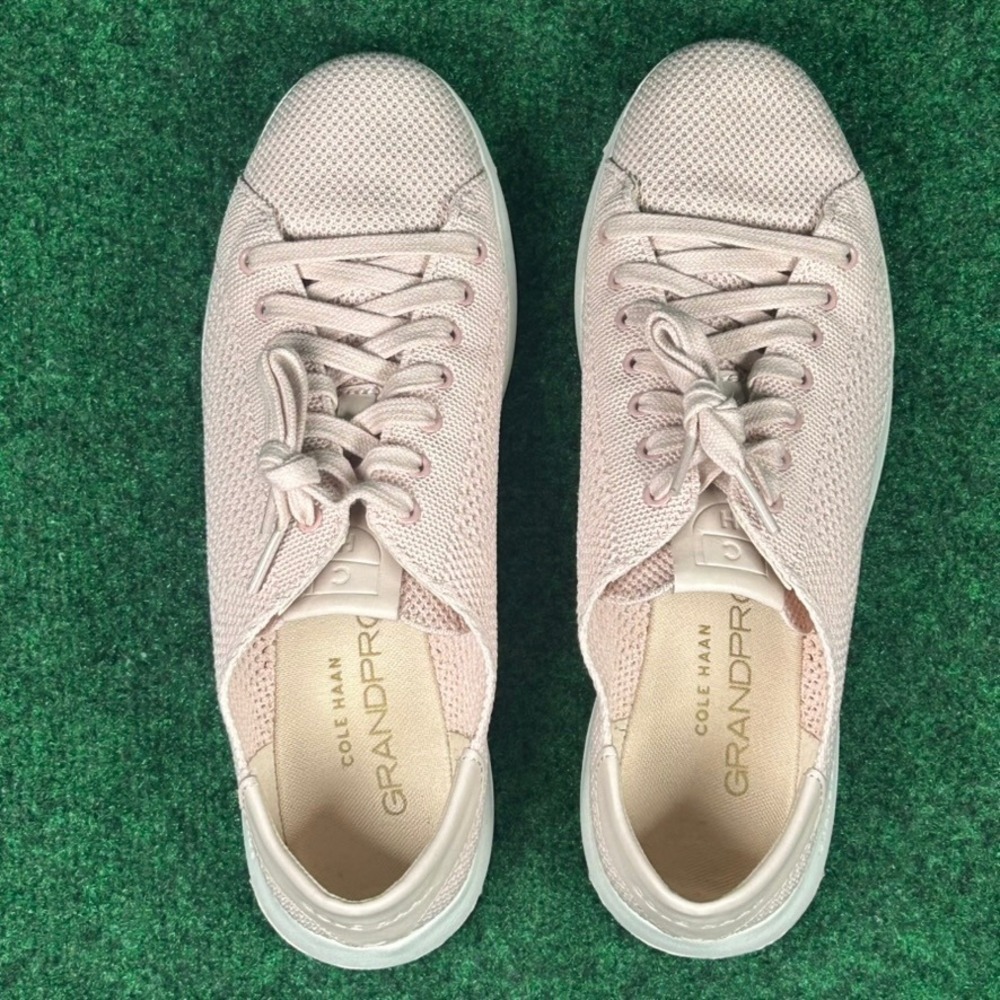 Cole Haan GrandPro Stitchlite‎ Pink Knit Sneakers Womens 9 B W10906 Tennis Shoes - Picture 6 of 9